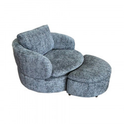 Albany Swivel Chair & Footstool